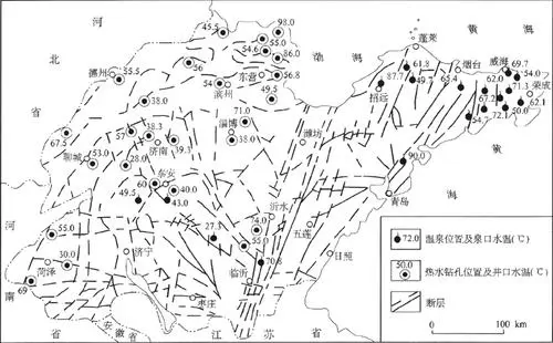 山東省（溫泉）地熱資源分布規(guī)律-地熱開發(fā)利用-地大熱能